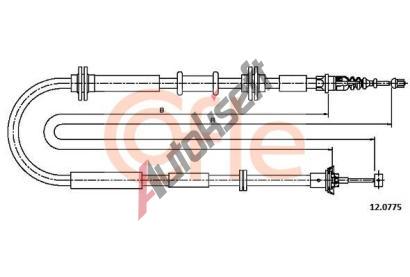 COFLE Ta�n� lanko parkovac� brzdy CFL 12.0775, 12.0775