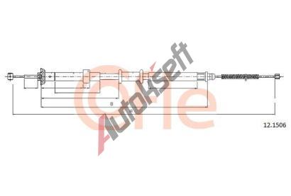 COFLE Ta�n� lanko parkovac� brzdy CFL 12.1506, 12.1506
