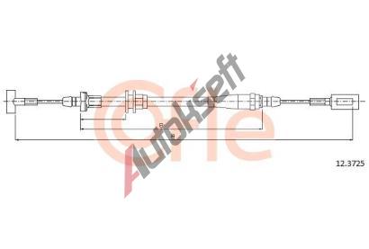 COFLE Tan lanko parkovac brzdy CFL 12.3725, 12.3725