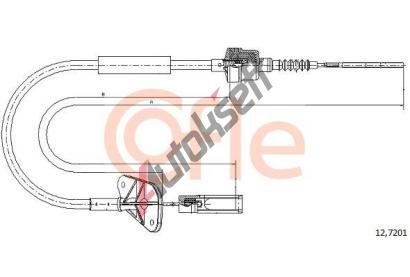 COFLE Spojkov lanko CFL 12.7201, 12.7201