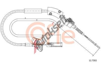 COFLE Spojkov lanko CFL 12.7202, 12.7202