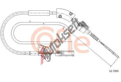 COFLE Spojkov lanko CFL 12.7203, 12.7203