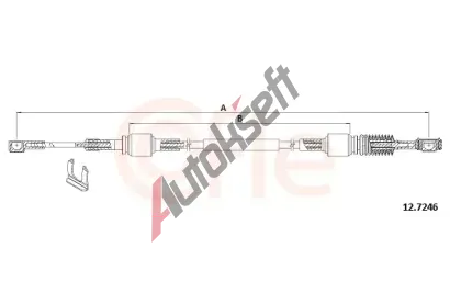 COFLE Tažné lanko ruční převodovky CFL 12.7246, 12.7246 COFLE Tažné lanko ruční převodovky CFL 12.7246, 12.7246