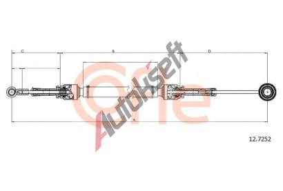 COFLE Tan lanko run pevodovky CFL 12.7252, 12.7252