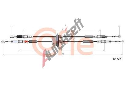 COFLE Tažné lanko ruční převodovky CFL 12.7273, 12.7273 COFLE Tažné lanko ruční převodovky CFL 12.7273, 12.7273