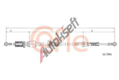 COFLE Tan lanko run pevodovky CFL 12.7281, 12.7281