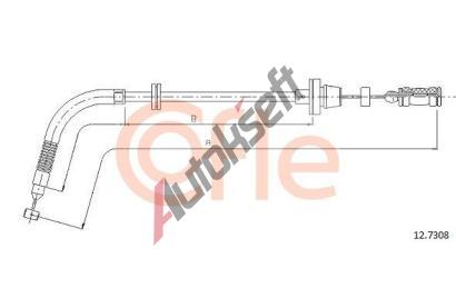 COFLE Lanko ped�lu plynu CFL 12.7308, 12.7308