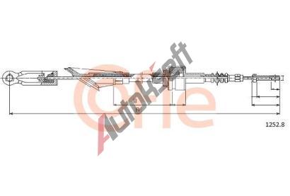 COFLE Spojkov� lanko CFL 1252.8, 1252.8