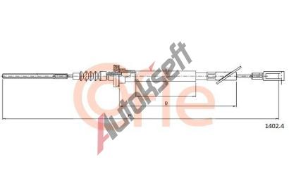 COFLE Spojkov� lanko CFL 1402.4, 1402.4