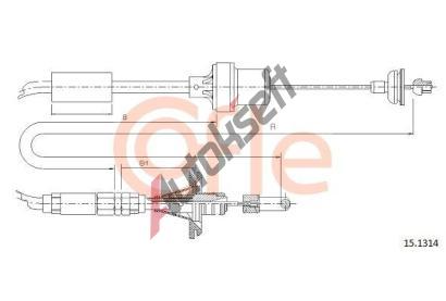 COFLE Spojkov lanko CFL 15.1314, 15.1314