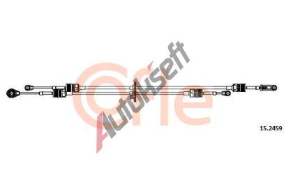 COFLE Tažné lanko ruční převodovky CFL 15.2459, 15.2459 COFLE Tažné lanko ruční převodovky CFL 15.2459, 15.2459