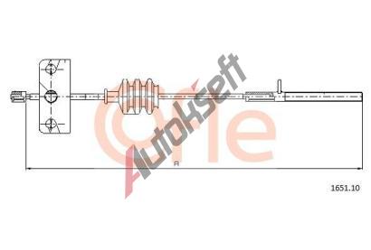 COFLE Ta�n� lanko parkovac� brzdy CFL 1651.10, 1651.10