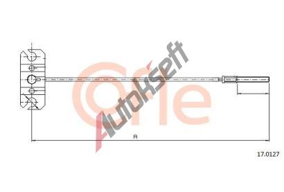 COFLE Tan lanko parkovac brzdy CFL 17.0127, 17.0127