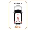 COFLE Ta�n� lanko parkovac� brzdy CFL 17.0322, 17.0322