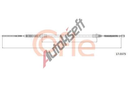 COFLE Ta�n� lanko parkovac� brzdy CFL 17.0373, 17.0373