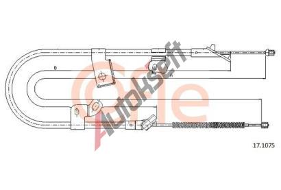 COFLE Tan lanko parkovac brzdy CFL 17.1075, 17.1075