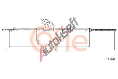 COFLE Tan lanko parkovac brzdy CFL 17.1080, 17.1080