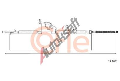 COFLE Tan lanko parkovac brzdy CFL 17.1081, 17.1081