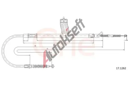 COFLE Tan lanko parkovac brzdy CFL 17.1262, 17.1262