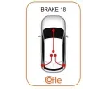 COFLE Tažné lanko parkovací brzdy CFL 17.1263, 17.1263