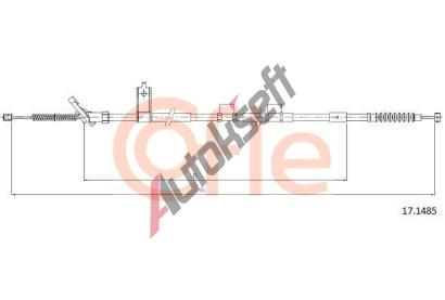 COFLE Tan lanko parkovac brzdy CFL 17.1485, 17.1485