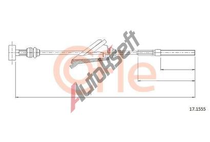 COFLE Tan lanko parkovac brzdy CFL 17.1555, 17.1555