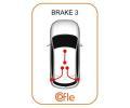 COFLE Tan lanko parkovac brzdy CFL 17.1567, 17.1567
