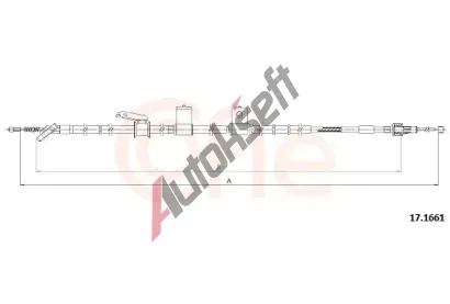 COFLE Ta�n� lanko parkovac� brzdy CFL 17.1661, 17.1661