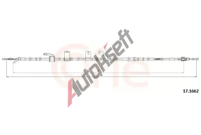 COFLE Ta�n� lanko parkovac� brzdy CFL 17.1662, 17.1662