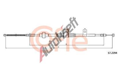COFLE Tan lanko parkovac brzdy CFL 17.2294, 17.2294