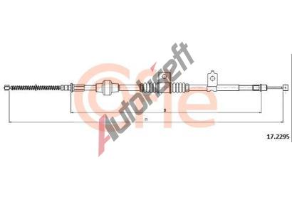 COFLE Ta�n� lanko parkovac� brzdy CFL 17.2295, 17.2295
