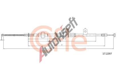 COFLE Tan lanko parkovac brzdy CFL 17.2297, 17.2297