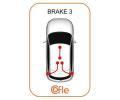 COFLE Tan lanko parkovac brzdy CFL 17.2535, 17.2535