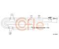 Tan lanko parkovac brzdy COFLE ‐ CFL 17.2562
