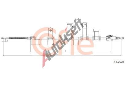 COFLE Tan lanko parkovac brzdy CFL 17.2570, 17.2570