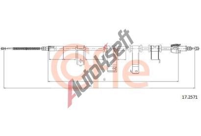 COFLE Tan lanko parkovac brzdy CFL 17.2571, 17.2571
