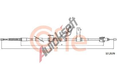 COFLE Tan lanko parkovac brzdy CFL 17.2579, 17.2579