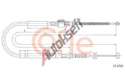 COFLE Ta�n� lanko parkovac� brzdy CFL 17.2725, 17.2725