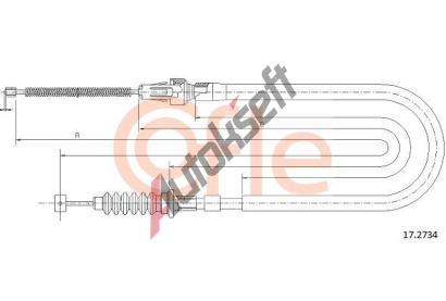 COFLE Ta�n� lanko parkovac� brzdy CFL 17.2734, 17.2734