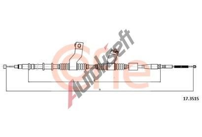 COFLE Tan lanko parkovac brzdy CFL 17.3515, 17.3515