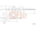 Tan lanko parkovac brzdy COFLE ‐ CFL 17.4017
