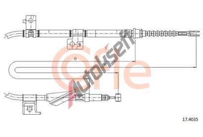COFLE Ta�n� lanko parkovac� brzdy CFL 17.4035, 17.4035