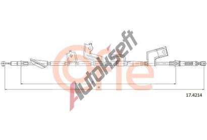 COFLE Ta�n� lanko parkovac� brzdy CFL 17.4214, 17.4214