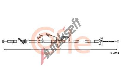 COFLE Ta�n� lanko parkovac� brzdy CFL 17.4218, 17.4218