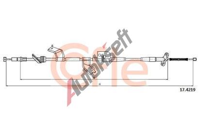 COFLE Ta�n� lanko parkovac� brzdy CFL 17.4219, 17.4219