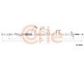 Tan lanko parkovac brzdy COFLE ‐ CFL 17.4236