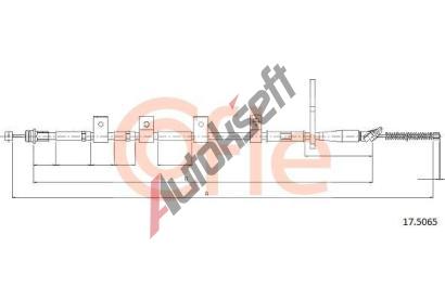 COFLE Tan lanko parkovac brzdy CFL 17.5065, 17.5065