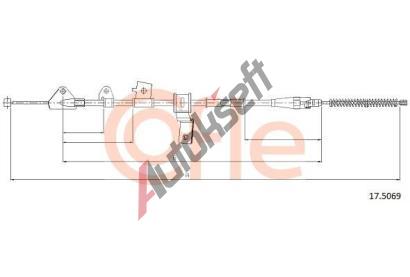 COFLE Tan lanko parkovac brzdy CFL 17.5069, 17.5069
