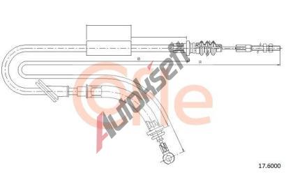 COFLE Ta�n� lanko parkovac� brzdy CFL 17.6000, 17.6000