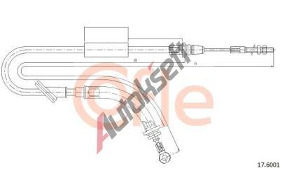 COFLE Ta�n� lanko parkovac� brzdy CFL 17.6001, 17.6001